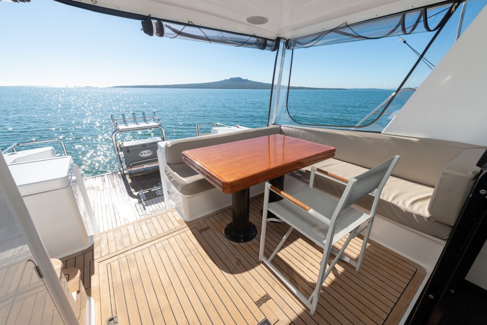Don Webb 17.5m Richochet 7 Cockpit aft