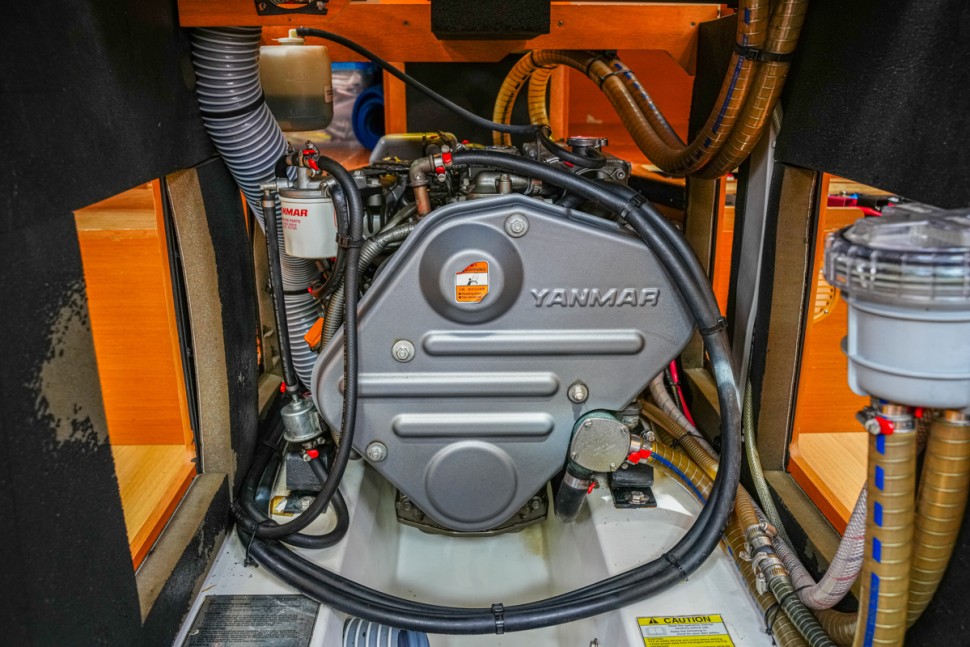jeanneau sun odyssey 469 19 yanmar engine closeup