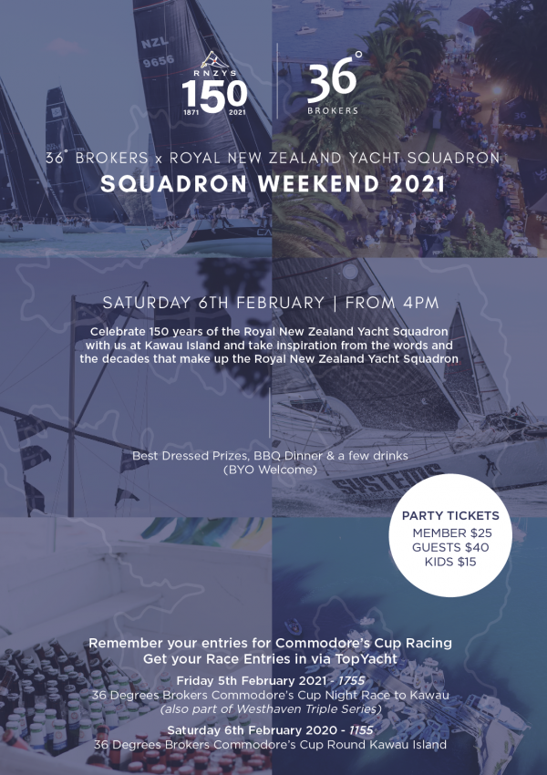 Squadron Weekend 2021 Poster