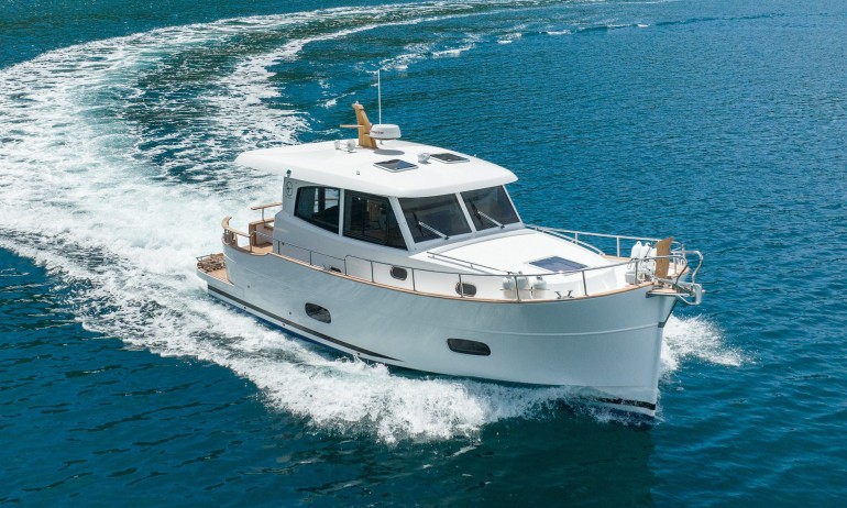 Menorquin 2 On the quarter for sale with 36 degrees brokers nz