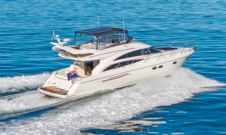 Princess 57 1 Starboard Exterior Aft2