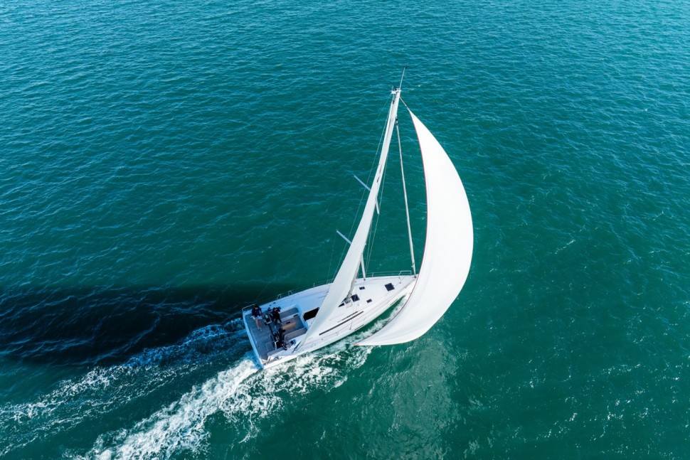 Beneteau First 44 6 drone exterior2