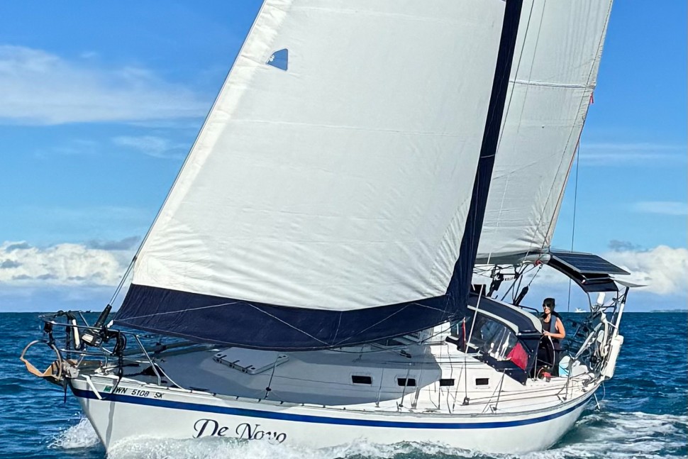Canadian Sailcraft CS36T Denovo 1 Sailing Zoom