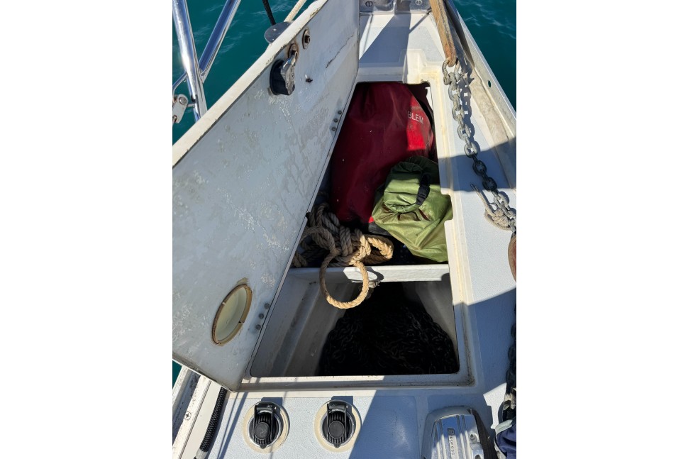 Canadian Sailcraft CS36T Denovo 17 Anchor Locker