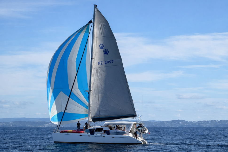 Leopard 45 sailing