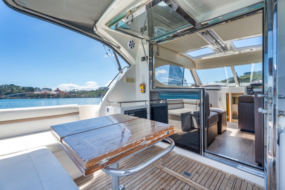 Riviera 3600 011 cockpit