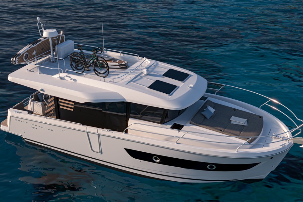 SWIFT TRAWLER 37 SEDAN IMAGE RENDERING 6