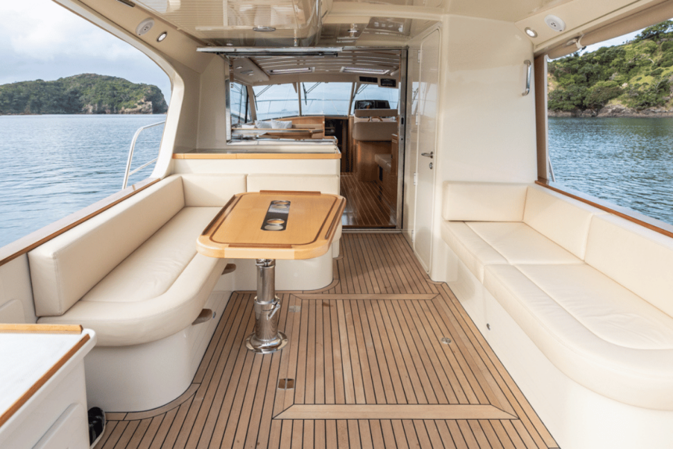 Salthouse Corsair Cabriolet 49 aft deck
