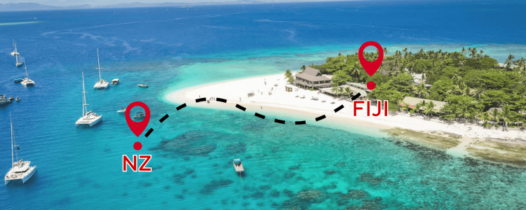 How Far is New Zealand to Fiji by Boat?